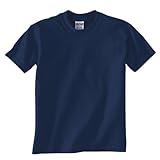Gildan Youth DryBlend 5.6 oz, 50/50 T-Shirt - Navy - M