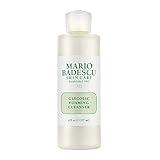 Mario Badescu Glycolic Foaming Cleanser for All Skin Types| Exfoliating Face Wash with Glycolic Acid & Aloe Vera| Visibly Evens Skin Tone & Texture | 6 Fl Oz (Pack of 1)