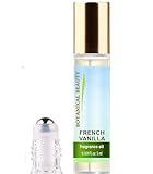 Botanical Beauty FRENCH VANILLA FRAGRANCE OIL ROLL-ON 0.169 FL OZ (5 ML) Rollerball Perfume, Alcohol-Free, Long Lasting