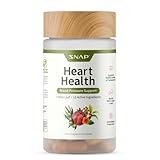 Snap Supplements Heart Health Support Supplement - Botanical Support for Heart Health, Healthy Circulation, and Nitric Oxide Levels, 90 Capsules (30 Servings, 1 Month Supply)
