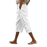 Day+Prime+Amazon+Deals+2025+Today,Linen Capri Pants for Women Petite Capris for Summer Clearance Ladies Pant Spring Summer for Women 2025 Striped Linen Pants Spring+Sale+2025,White