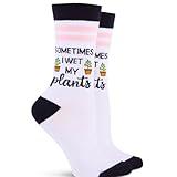 Funny Plants Socks For Women, Great Gardener Gift for Plant Lovers, One Size