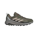 adidas Men's Terrex Anylander Hiking Sneaker, Olive Strata/Wonder Beige/Black, 8