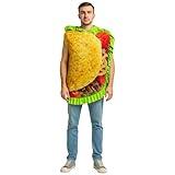 EraSpooky Adult Realistic Taco Costume Adult Funny Halloween Food Party Outfits for Men Women