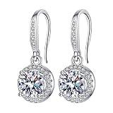 orders placed by me,my the+orders placed recently by me on amazon Dangle Earrings for Women Trendy 925 Sterling Silver Diamond Encrusted Earrings prime shopping online walmart haul amazon