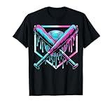 Baseball Drip For Boys Ice Cream Drip Youth Boys Baseball T-Shirt