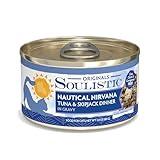 Weruva Soulistic Originals, Nautical Nirvana Tuna and Skipjack Dinner in Gravy, 3oz Can, Pack of 12