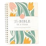 The Bible In A Year: A 52-Week Bible Study For Women Spiral, Spiral Bible In A Year, The Daily Walk Bundle, A Daily Bibles Study Workbook With Note Taking Space For Guided Reading Plan (A5 8.27 * 5.83inch)