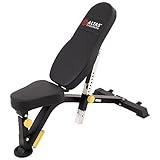 Altas Strength Adjustable Utility Bench Your Home Gym Smith Machine Accessory Flat Incline Military Press Decline Abdominal Light Commercial Equipment 4006