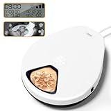 UBPET Automatic Cat Feeder Wet Food, 2025 Upgraded Refrigerated Auto Cat Feeder with Semiconductor Cooling, 4 Days Freshness 5 Meals, Pet Food Dispenser for Cats and Small Dogs, Easy to Clean(White)