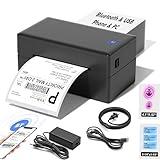 Thermal Shipping Label Printer, Wireless 4x6 Label Printer for Shipping Packages & Small Business, Compatible with iPhone & Android, Windows & Mac, Bluetooth &USB Widely Used for Amazon, Shopify, USPS