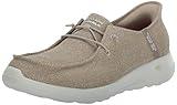 Skechers Women's Hands Free Slip-Ins Go Walk Joy Moc Toe Casual Shoe, Natural, 9 US
