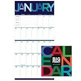 TF Publishing 2026 Big Print Wall Calendar - Large Grids for Appointments and Scheduling - Vertical Monthly Wall Calendar 2026 with Premium Matte Paper for Home and Office Organization - 12in x 12in