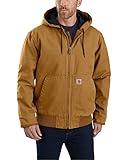 Carhartt mens Active Jacket J130 (Big & Tall) Work Utility Outerwear, Carhartt Brown, 4X-Large US