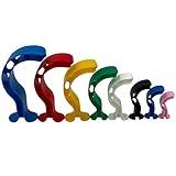 Berman Style Vented Oropharyngeal Oral Airway Kit 8 Pack, EMT Supplies, Airway Assist Device, Sizes 4-11, 40mm-110mm, Color-Coded, Emergency First Aid, EMT Kit