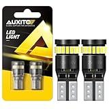 AUXITO 194 LED License Plate Light Canbus Error Free, 6000K White 168 175 2825 T10 W5W LED Bulbs for Car Interior Map Dome Trunk Exterior Parking Lights, Pack of 2