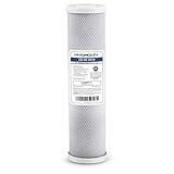 Hydronix CB-45-2010 Whole House, Commercial & Industrial NSF Coconut Carbon Block Water Filter, 4.5" x 20" - 10 Micron
