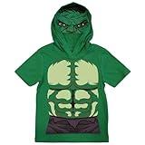 Marvel Avenger Little Boys and Toddler Hooded Hulk Tee With Mask (5/6)