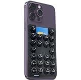 Generic Phone Card Holder Stick on, iPhone Accessories with Card Holder tarjetero para celular Suction Cup Phone Mount Shower Phone Holder tiktok Trend Items (Black), MX001212