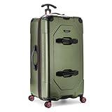Traveler's Choice Maxporter II Hardside Spinner, TSA Lock, Dark Green, 30" Trunk Luggage