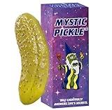 Mystic Pickle - Magic Fortune Teller with +100 Witty Responses - Unveiling The Briny Secrets of The Universe - Endless Entertainment with Friends, Family, Classroom Students - Best Novelty Gag Gift!