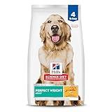 Hill's Science Diet Perfect Weight, Adult 1-6, Weight Management Support, Dry Dog Food, Chicken & Brown Rice, 4 lb. Bag