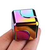 Fidget Spinner Toys Cube Adults, Christmas Stocking Stuffers for Teen Metal Cool Stuff Desk Gadgets Office Toy Small Anxiety Figette Sensory Toy ADHD Tool Fingears Figet Stress Valentine Gift for Boys