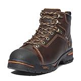 Timberland PRO Men's Endurance 6 Inch Steel Safety Toe Puncture Resistant Industrial Work Boot, Briar Brown, 10.5M