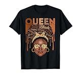 Black Woman Educated Strong Melanin Queen African American T-Shirt