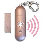 HerTime2 Personal Safety Alarm – Travel Safe Waterproof – Gift for Women College Girls – Self Defense Keychain – Extra Loud Siren – Strobe Light – Cute Key Chains Protection (Rose Gold)