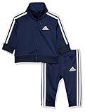 adidas Baby Tricot Tracksuit Jacket Jogger Pant Set, Navy Blue, 6M