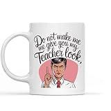 Funny Gift for Cousin Teacher, Gift for Teacher, Funny Look, Voice, Bulk 11 Oz White Ceramic Coffee Mug