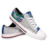 FOCO Florida Gators NCAA Womens Glitter Low Top Canvas Shoes - 10