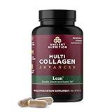 Ancient Nutrition Multi Collagen Advanced Lean with Probiotics, Hydrolyzed Collagen Peptides Supports Healthy Weight Loss and Fat Loss, 90 Count