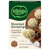 Bibigo Chicken and Vegetable Steamed Dumplings, 6 Oz