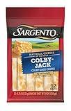 Sargento Natural Colby-Jack Cheese Sticks, 12-Count