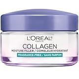 L'Oreal Paris Collagen Moisture Filler Facial Moisturizer, Anti Aging Face Cream, Non-Greasy Skin Care Formula For Up to 48HR Hydration, 1.7 oz