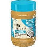 Earth Balance Creamy Peanut and Coconut Oil Spread, Vegan and Gluten Free, 16 oz.