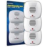 Bell + Howell Ultrasonic Pest Repeller Home Kit (Pack of 3), Ultrasonic Pest Repeller, Pest Repellent for Home, Bedroom, Office, Kitchen, Warehouse, Hotel, Safe for Human and Pet