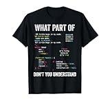 What Part Of Don't You Understand Computer Science Lovers T-Shirt