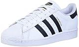 adidas Originals Kids' Superstar Sneaker (White/Black/White, Numeric_4)