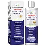 PHARMBANNER Anti-Fungal Shampoo for Folliculitis, Seborrheic Dermatitis, Scalp Psoriasis - Relieves Itchy & Dry Scalp