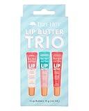 Tree Hut Sugarlips Lip Butter Trio, Original, Watermelon & Strawberry Lip Butters, Hydrating & Moisturizing Lip Care Set, Smooth & Nourish Lips, Perfect Holiday Gift & Stocking Stuffer, 0.52 fl oz