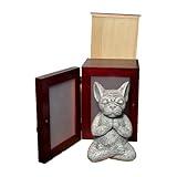 LumaTide Dog urn Wood pet urns for Dogs Ashes with Photo Frame cat urn Small pet urns