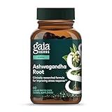 Gaia Herbs Ashwagandha Root - Stress Relief & Sleep Support Supplement - Supports Balanced Energy Levels & Positive Outlook* - 60 Vegan Liquid Phyto Capsules (30-Day Supply)