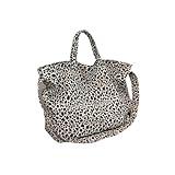 DOTITOY Single-shoulder Sag For Women Large-capacity Bag Leopard Print Tote Bags For Women Large Leopard Print Bag (one size,White)