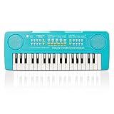 BIGFUN Kid Keyboard Piano - 37 Keys Toddler Keyboard Multifunction Music Educational Instrument Toy Electronic Piano for 3, 4, 5, 6, 7, 8 Girls and Boys (Blue)