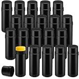 20 Pcs 2 oz/60ml Plastic Empty Deodorant Containers, Round Twist-Up Solid Stick Tube Container, Top Filling Refillable Deodorant Tubes for DIY Solid Deodorants, Shaving Soap Stick, Heel Lotion Balm