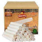 Cowdog Chews Beefhide Roll (7-8 inch) Long Lasting Dog Treat Bone, Great for Dental Health and Aggressive Chewers (20 Count)