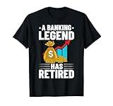 Retired Banker Investment Banking Money Bank T-Shirt